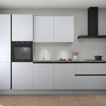 Sneeuwwitte greeploze keuken Selfoss 96381