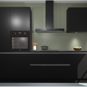 Zwarte greeploze keuken Athene 67933