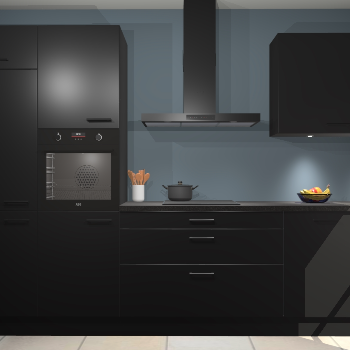 Zwarte keuken Athene 67934