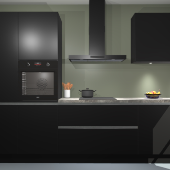 Zwarte greeploze keuken Athene 67981