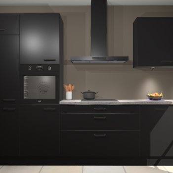 Zwarte keuken Athene 67947