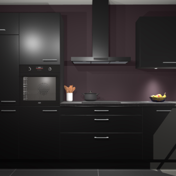 Zwarte keuken Athene 67949