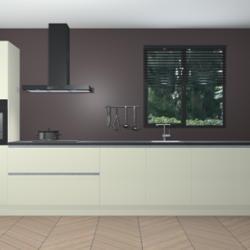 Magnolia hoogglans greeploze keuken Quito 96571