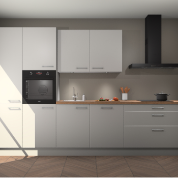 Zijdegrijze keuken Selfoss 96427