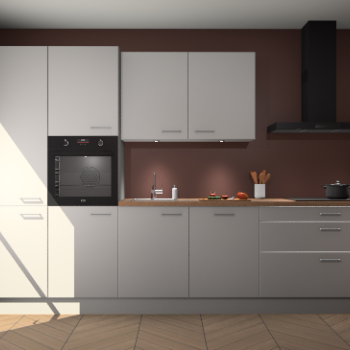 Zijdegrijze keuken Selfoss 96428