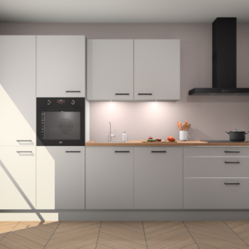 Zijdegrijze keuken Selfoss 96430