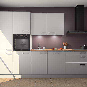 Zijdegrijze keuken Selfoss 96431