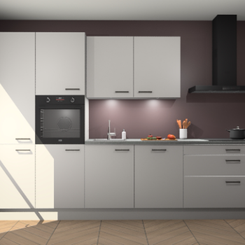 Zijdegrijze keuken Selfoss 96450