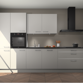 Zijdegrijze keuken Selfoss 96452