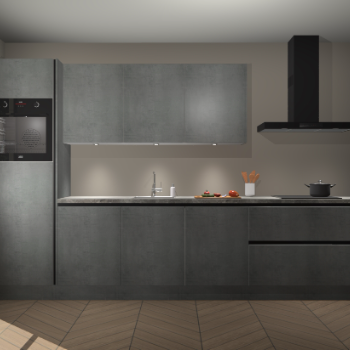 Beton Parelgrijs greeploze keuken Asmara 97849