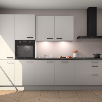 Zijdegrijze keuken Selfoss 96455