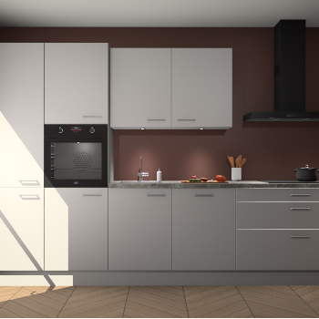 Zijdegrijze keuken Selfoss 96459