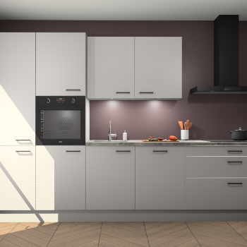 Zijdegrijze keuken Selfoss 96462