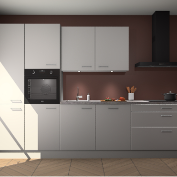 Zijdegrijze keuken Selfoss 96471