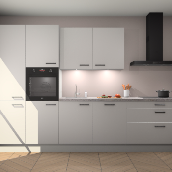 Zijdegrijze keuken Selfoss 96473