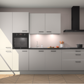 Zijdegrijze keuken Selfoss 96479