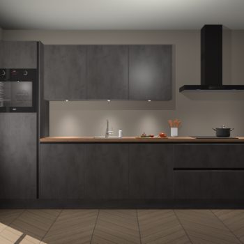 Beton Antraciet greeploze keuken Asmara 97918