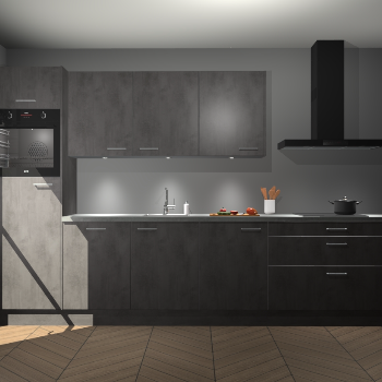 Beton Antraciet keuken Asmara 97921