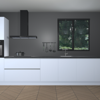 Sneeuwwitte greeploze keuken Quito 35494