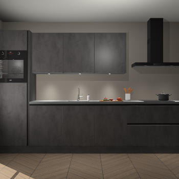 Beton Antraciet greeploze keuken Asmara 97925