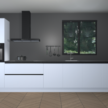 Sneeuwwitte greeploze keuken Quito 35496