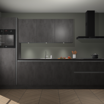 Beton Antraciet greeploze keuken Asmara 97928