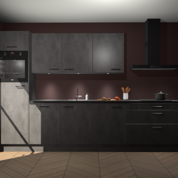 Beton Antraciet keuken Asmara 97929