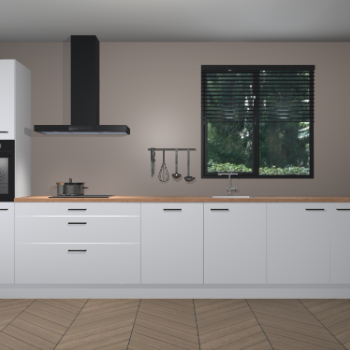 Zijdegrijze keuken Quito 35638