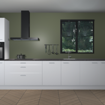 Zijdegrijze keuken Quito 35647