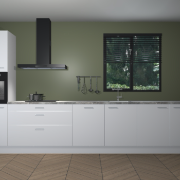 Zijdegrijze keuken Quito 35653