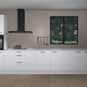 Zijdegrijze keuken Quito 35662