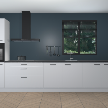 Zijdegrijze keuken Quito 35667