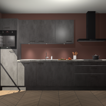 Beton Antraciet keuken Asmara 97936