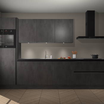 Beton Antraciet greeploze keuken Asmara 97950