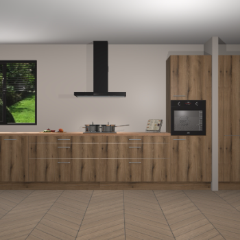 Goud Eiken keuken Angola 96994