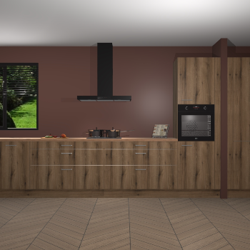 Goud Eiken keuken Angola 96995