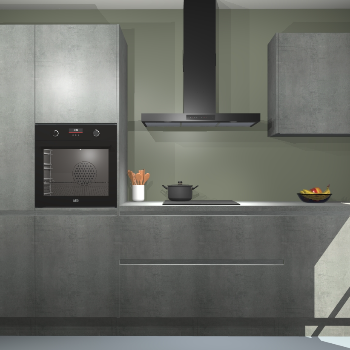 Beton Parelgrijs greeploze keuken Athene 71040