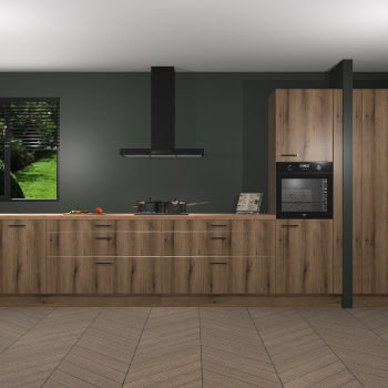 Goud Eiken keuken Angola 96998