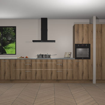 Goud Eiken keuken Angola 97002