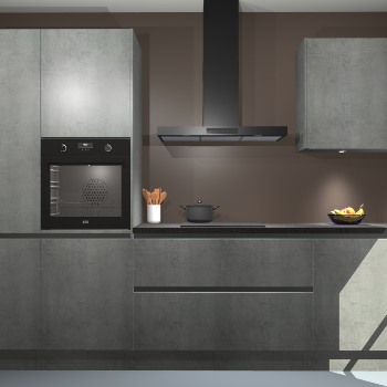 Beton Parelgrijs greeploze keuken Athene 71049