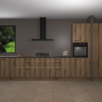 Goud Eiken keuken Angola 97011
