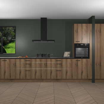 Goud Eiken keuken Angola 97012