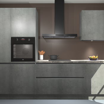 Beton Parelgrijs greeploze keuken Athene 71055