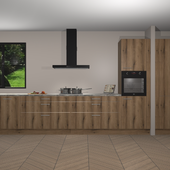 Goud Eiken keuken Angola 97014