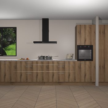 Goud Eiken keuken Angola 97020