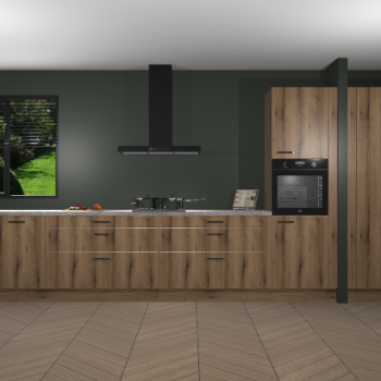 Goud Eiken keuken Angola 97024