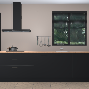 Zwarte keuken Quito 96743