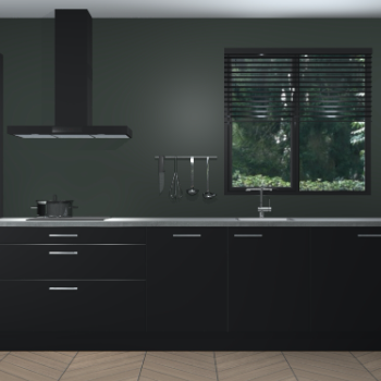 Zwarte keuken Quito 96746