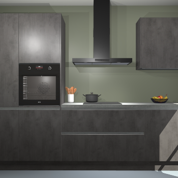 Beton Antraciet greeploze keuken Athene 71146