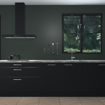 Zwarte keuken Quito 96773